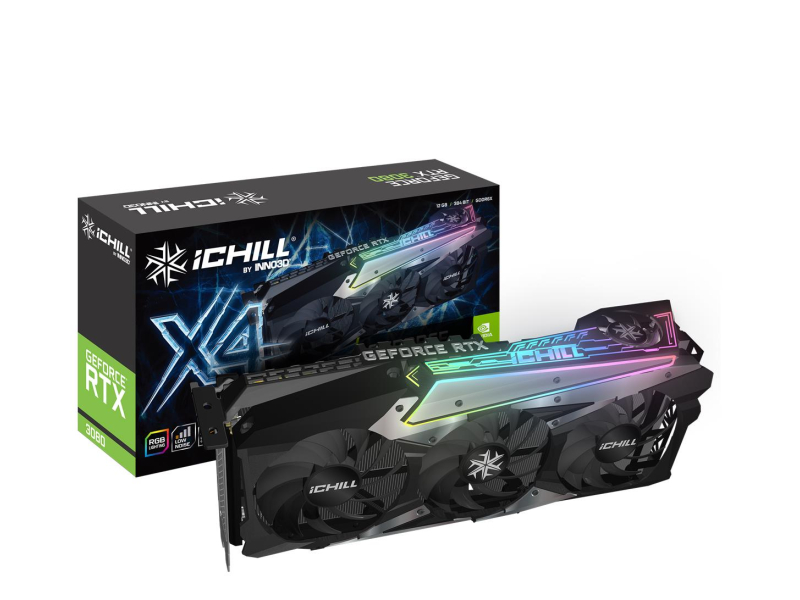 INNO3D GeForce RTX 3080 ICHILL X4 LHR 12GB GDDR6X